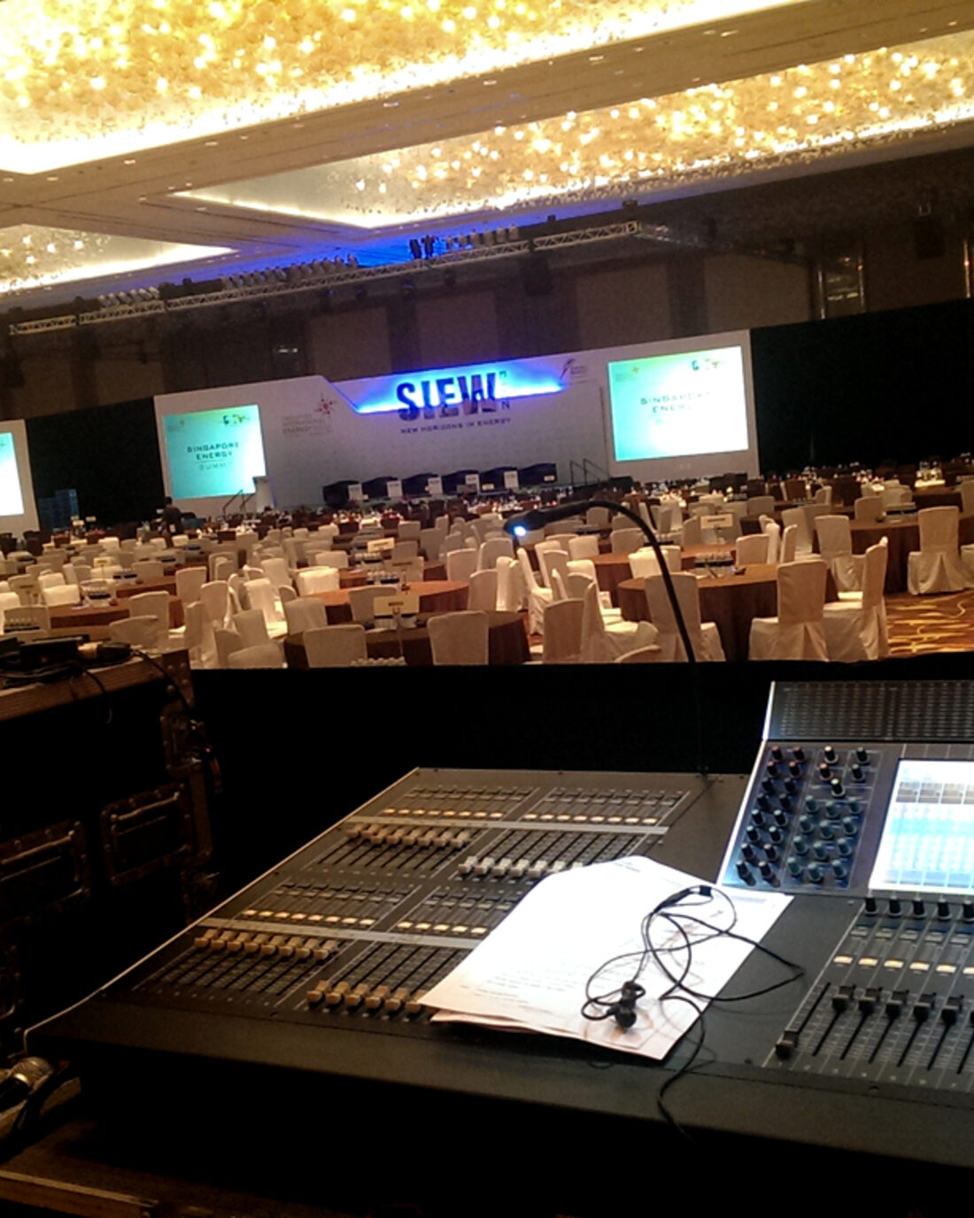 Universal AV production, Front of house · console