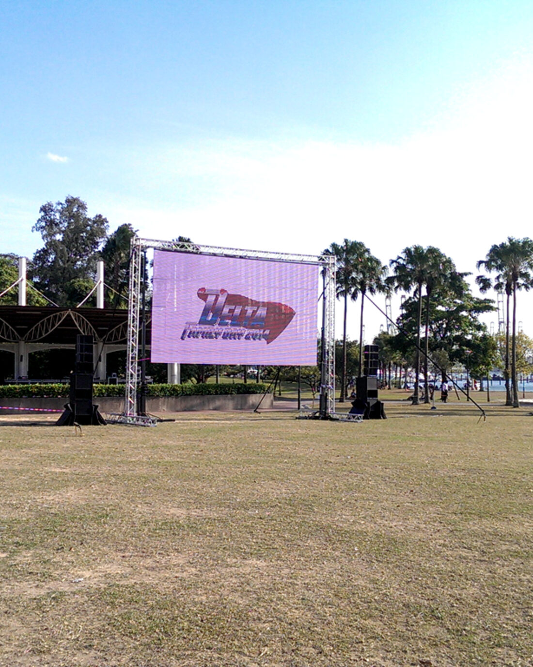 Universal AV production, Outdoor stage · field